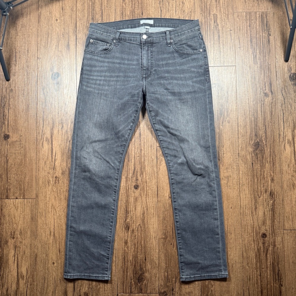 Ash & Erie Essential Jeans Mens 31x29 Charcoal Gray Slim Stretch Denim Short
